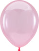 Crystal Clearz Pink 11" Latex Balloons (100 count)