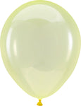 Crystal Clearz Yellow 5" Latex Balloons (100 count)