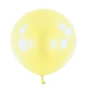 Pearl Light Yellow 24″ Latex Balloons (4 count)