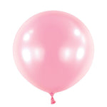 Pearl Pretty Pink 24″ Latex Balloons (4 count)