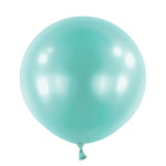 Pearl Caribbean Blue 24″ Latex Balloons (4 count)