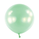Pearl Robin's Egg Blue 24″ Latex Balloons (4 count)