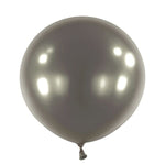 Pearl Jet Black 24″ Latex Balloons (4 count)