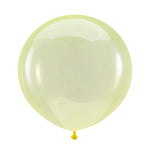 Crystal Clearz™ Yellow 24″ Latex Balloons (4 count)