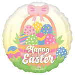 Easter Egg Basket 18" Foil