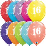 16-A-Round 11″ Latex Balloons (6 count)