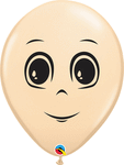 Masculine Face - Blush 16″ Latex Balloons (50 count)
