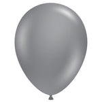 Tuftex Gray Smoke - 250 Pack (Bulk) 5" Latex Balloons