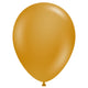Tuftex Metallic Gold - 250 Pack (Bulk) 5" Latex Balloons