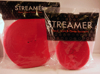 81' Crêpe Streamer - Hot Pink