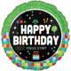 8 Bit Birthday 18" Foil Balloon