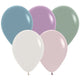 Sempertex Pastel Dusk Assortment 5″ Latex Balloons (100 count)