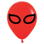 Luchador Mask - Fashion Red 5" 10 Pack Latex Balloons
