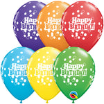 Birthday Confetti Dots 5" Latex Balloons (100 count)