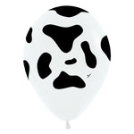 Cow Print 11" 6 Pack Latex Balloons