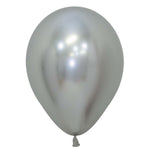 Reflex Silver 11″ Latex Balloons (10 count)