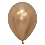Reflex Gold 11″ Latex Balloons (10 count)