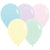 Pastel Matte Assorted 11″ Latex Balloons (10 count)