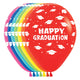Happy Graduation Hats 11" Latex Balloons - 50pk