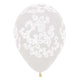 Sempertex Lace - Crystal Clear 11" 6 Pack Latex Balloons