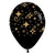 Golden Diamonds - Deluxe Black 11″ Latex Balloons (50 count)