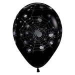 Spider Web 11″ Latex Balloons (6 count)
