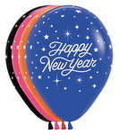 New Year Shimmer Assortment 11" Latex Balloons (50 count)
