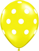 Big Polka Dot - Citrine Yellow 11″ Latex Balloons (50 count)