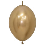 Sempertex Link-O-Loon - Reflex Gold 12" Latex Balloons - 50pk