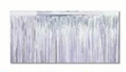 30"×14' Foil Skirt - Silver