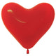 Sempertex Hearts - Crystal Red 11″ Latex Balloons (50 count)