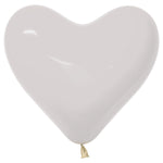 Sempertex Hearts - Crystal Clear 11″ Latex Balloons (50 count)