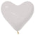 Sempertex Hearts - Crystal Clear 11″ Latex Balloons (50 count)