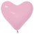 Sempertex Hearts - Fashion Bubble Gum Pink 11″ Latex Balloons (50 count)