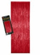 8'×3' Foil Curtain - Red