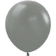 Sempertex Deluxe Urban Grey  18" Latex Balloons - 25pk