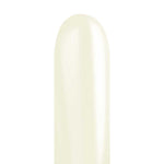 Sempertex Deluxe Almond White 260S Entertainer Balloons - 50pk