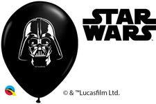 Darth Vader Face 5″ Latex Balloons (100 count)