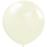 Sempertex Deluxe Almond White 24" Latex Balloons - 3pk