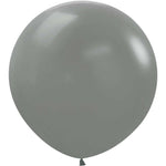 Sempertex Deluxe Urban Grey  24" Latex Balloons - 3pk