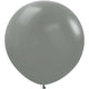 Sempertex Deluxe Urban Grey  24" Latex Balloons - 3pk