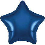 Navy Blue Star 19" Foil Balloon