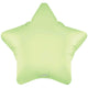 Satin Pastel Pistachio Star 19" Foil Balloon