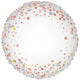 Sparkling Fizz Rose Gold No Message Holographic 18" Foil Balloon