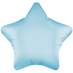 Satin Pastel Blue Star 19" Foil Balloon