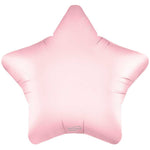 Satin Pastel Cotton Candy Pink Star 19" Foil Balloon