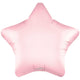 Satin Pastel Cotton Candy Pink Star 19" Foil Balloon
