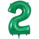 Number 2 - Oaktree - Green 34" Foil Balloon