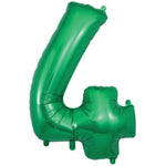 Number 4 - Oaktree - Green 34" Foil Balloon