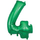 Number 4 - Oaktree - Green 34" Foil Balloon